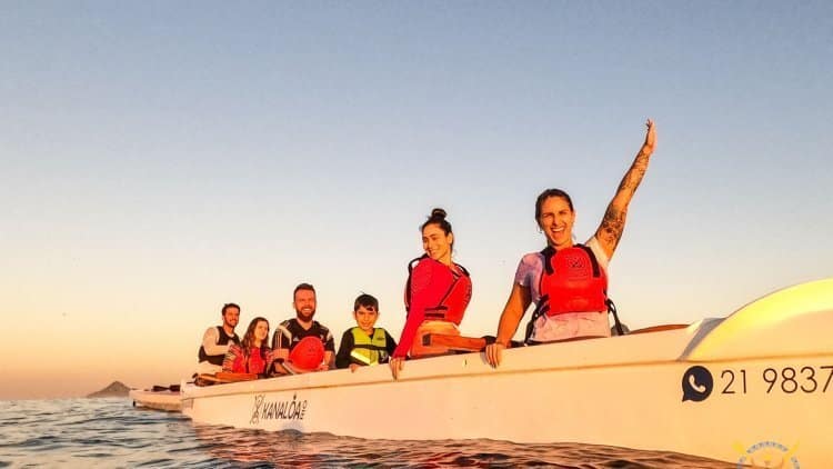 colete salva vidas canoa havaiana