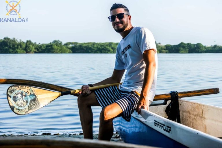 remo de canoa havaiana woodz
