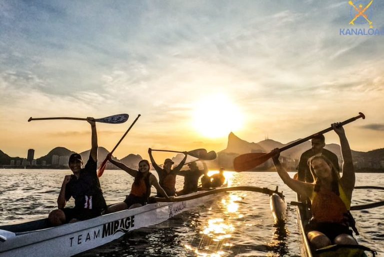 Onde Remar de Canoa Havaiana no Rio de Janeiro