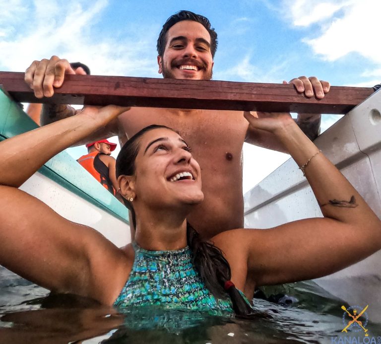 aula de canoa havaiana