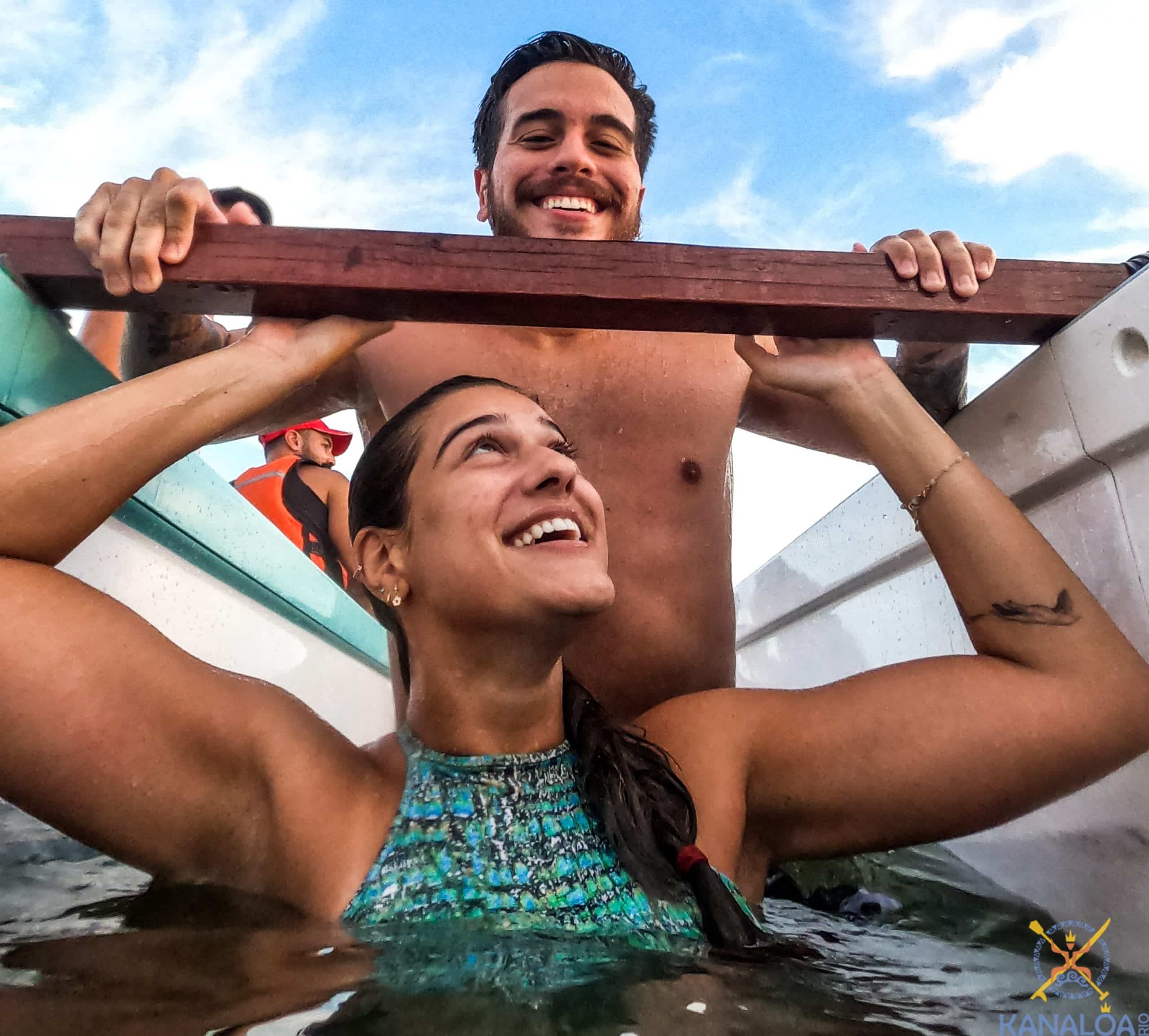 aula de canoa havaiana